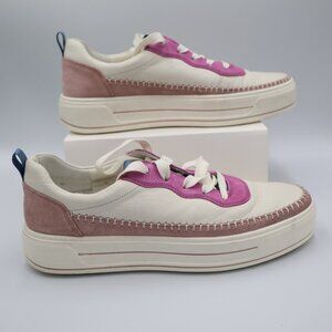 ara Corsica Men's Sneaker Cream/Piggy Pink 7.5 Leather